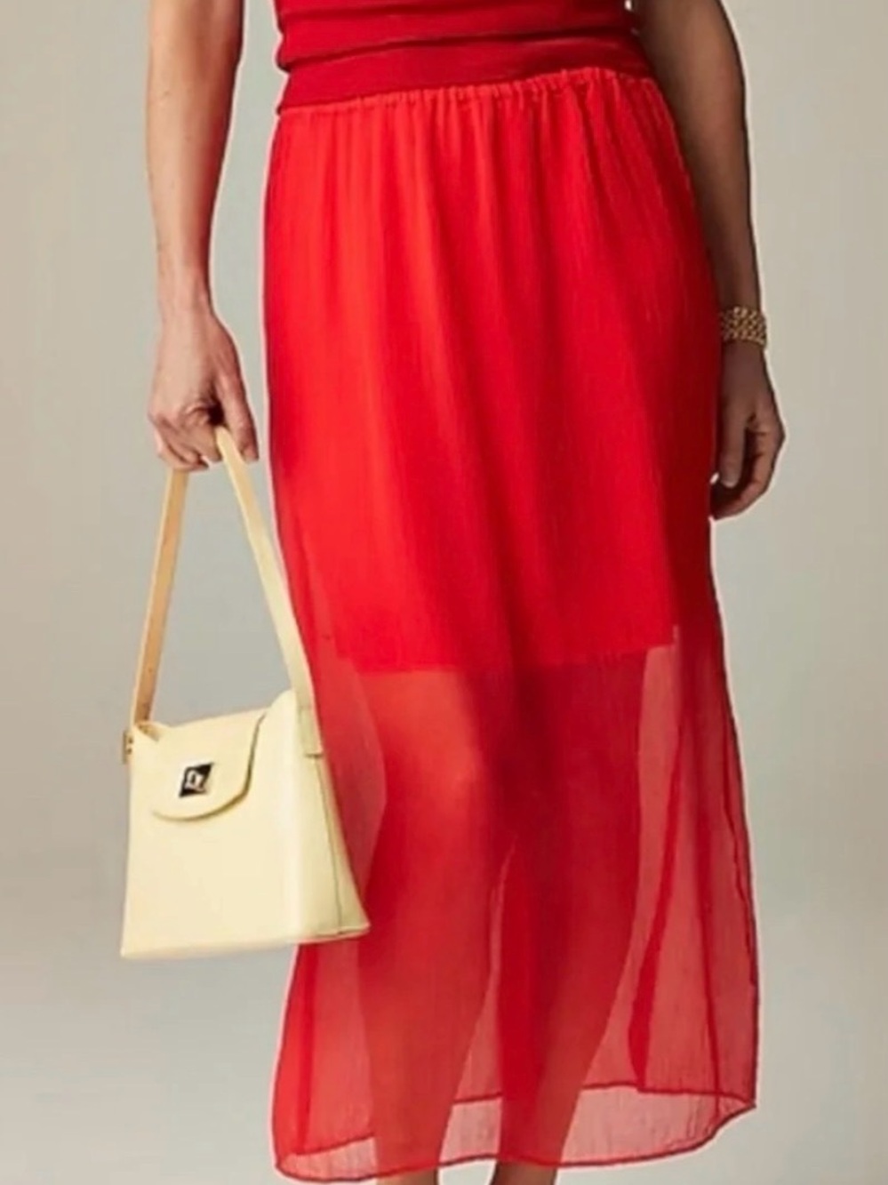J Crew Gwyneth Layered Slip Skirt - Size Extra Small (XS) - NWT